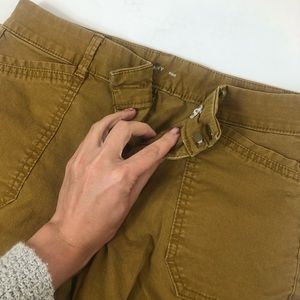 Mustard Brown Old Navy Pixie Pants